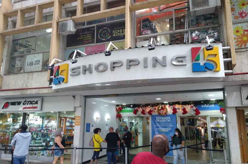 Fachada do Shopping 45, Unidade Tijuca 